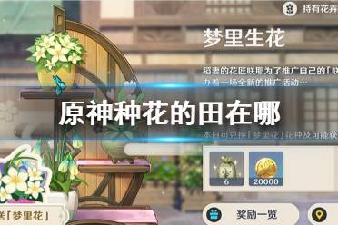 《原神》种花的田在哪 种花地块位置说明