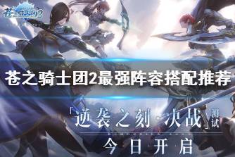 《苍之骑士团2》阵容怎么搭配 苍之骑士团2最强阵容搭配推荐