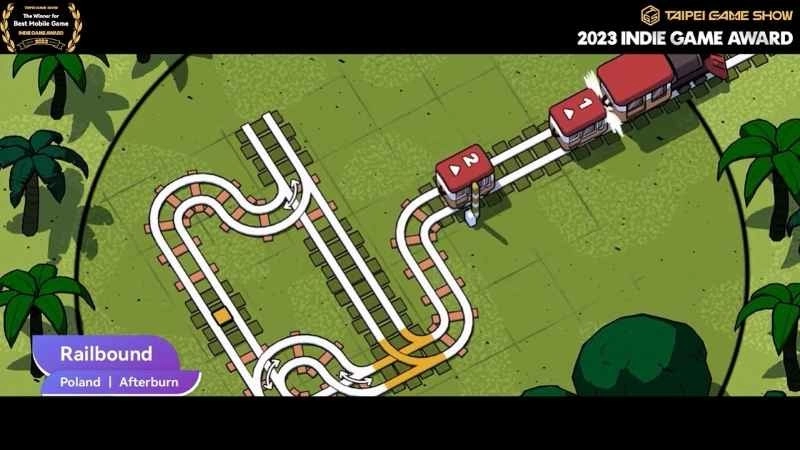 动脑助可爱狗狗搭火车环游世界《Railbound》灵感源自波兰童话