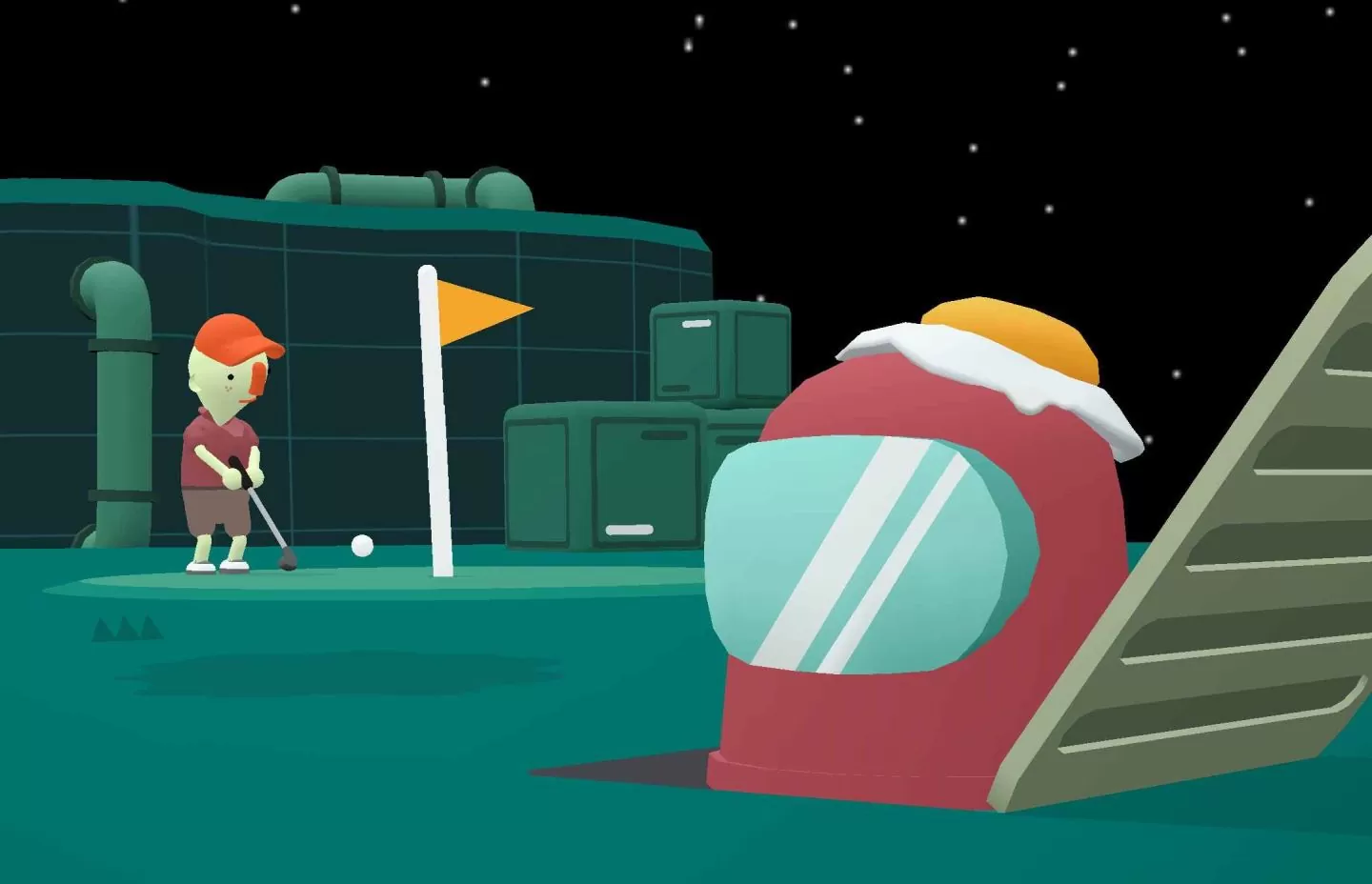 《WHAT THE GOLF?》与《Among Us》联手合作,熟悉的船员入侵高尔夫球场啦!