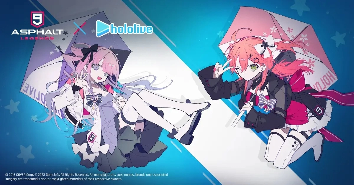 Hololive Vtuber 樱巫女＆姬森璐娜与《狂野飙车9：竞速传奇》联名活动正式开跑