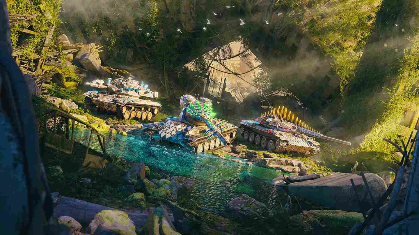 恐龙战车降临《战车世界：闪击战》游戏首次释出3D动画传奇迷彩作为活动奖励