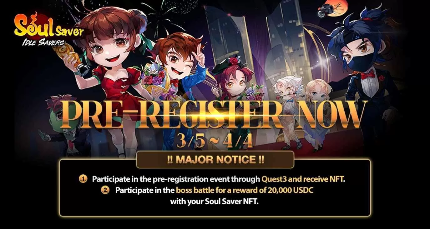 《搞鬼》区块链新作《Soul Saver：Idle Savers》Google Play 全球预约限时展开