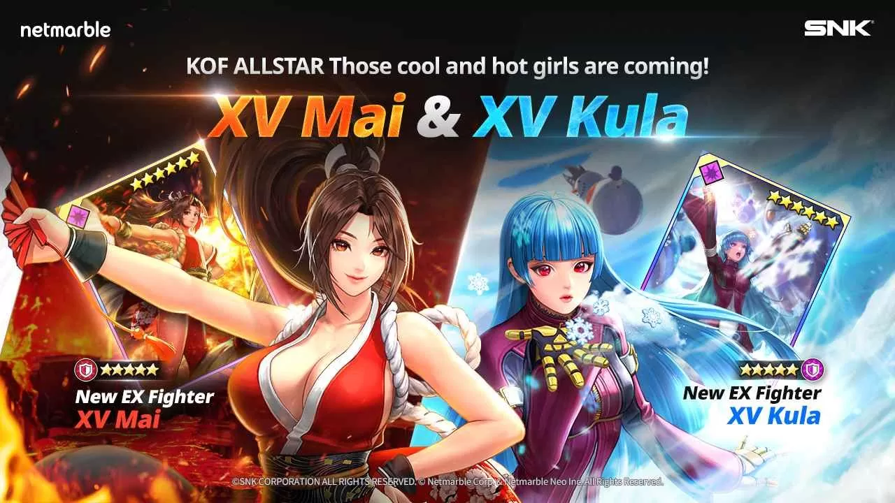 《THE KING OF FIGHTERS ALLSTAR》「XV 不知火舞」与「XV 库拉．戴蒙」参战！